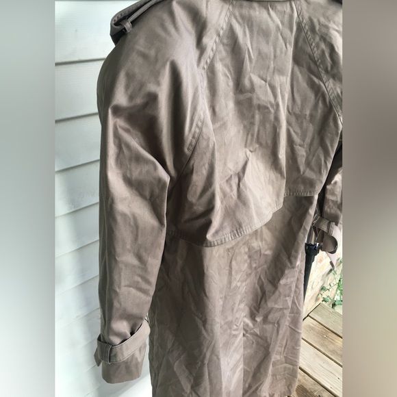 Trench Coat\ Deep Taupe Women’s Trench Coat Sz S/M - Picture 8 of 12
